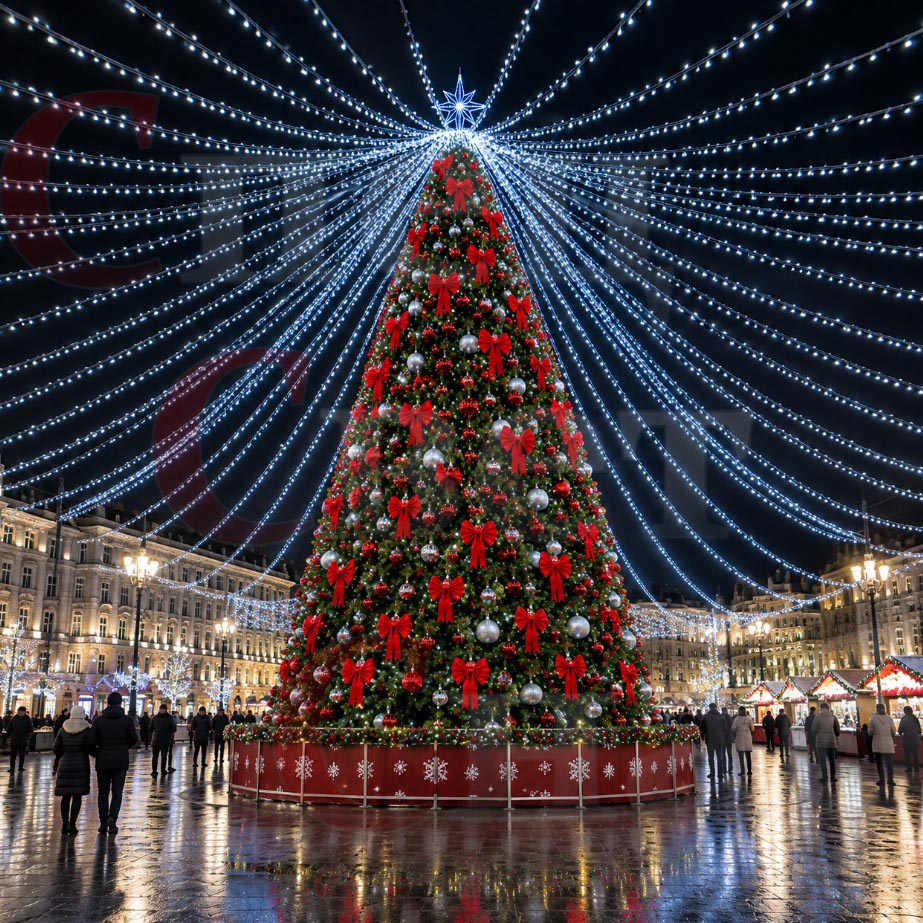 Украшения для уличных елок