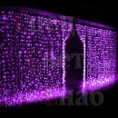 Световой Занавес Фиолетовый мигающий 1,5 х 1 м