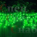 Светодиодная бахрома в бобине зеленая 40 м на 0,6 м